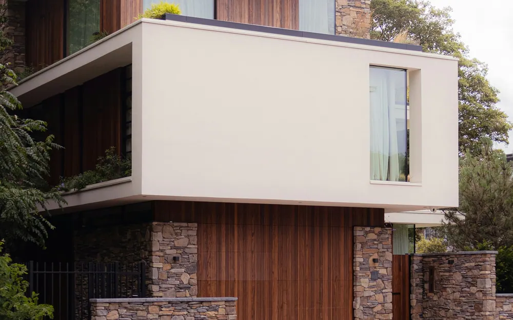 Home exterior with fresh siding and updated curb appeal